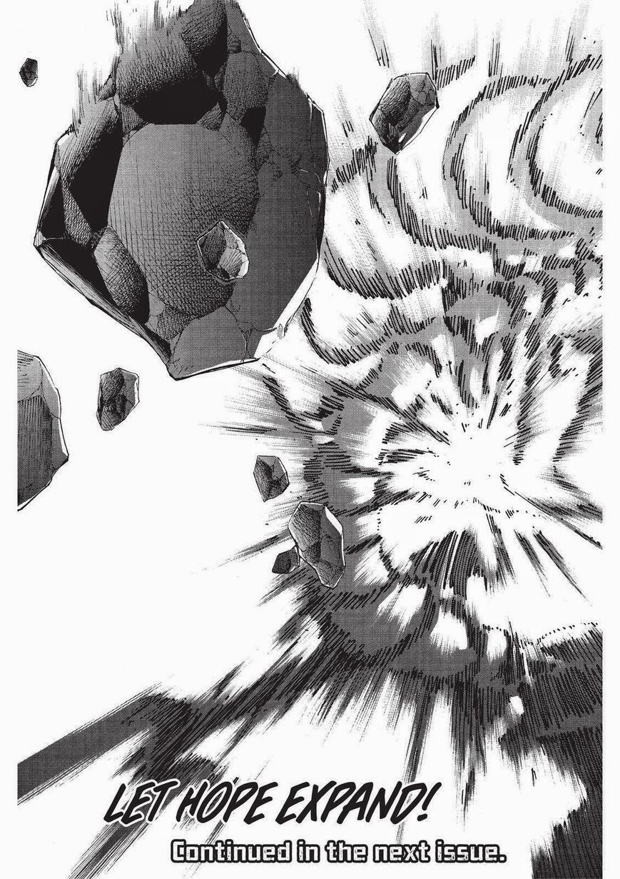 Attack on Titan manga, chapter 66, page 46 of 46
