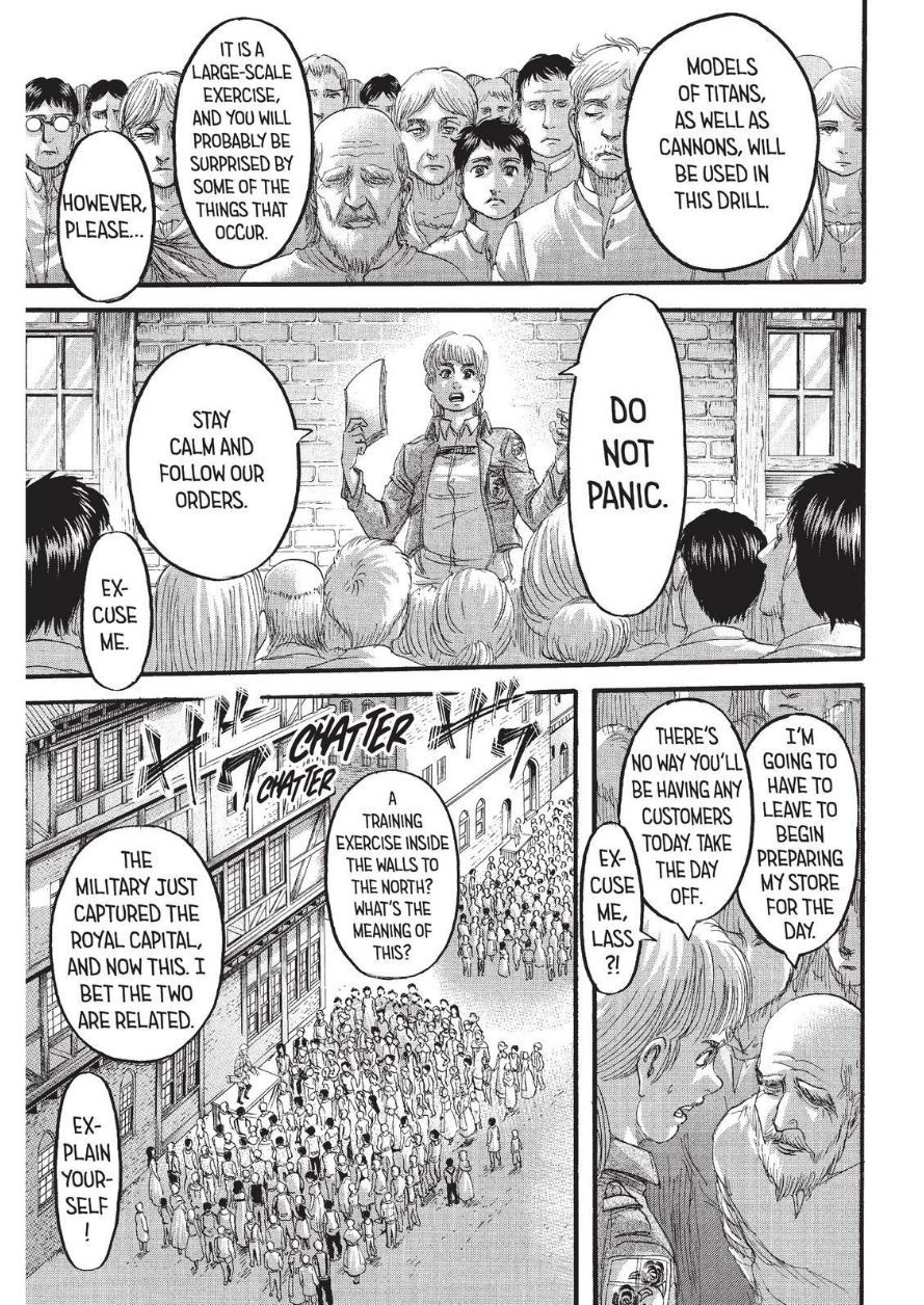 Attack on Titan Chapter 68 page 1 - Chapter 68