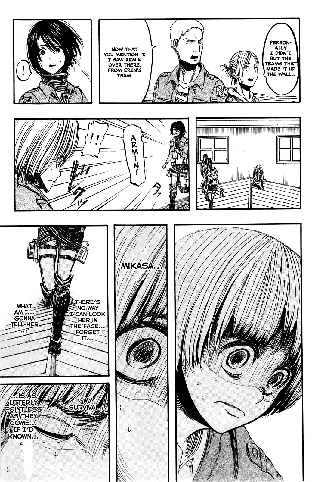 Attack on Titan manga, chapter 7, page 11 of 35