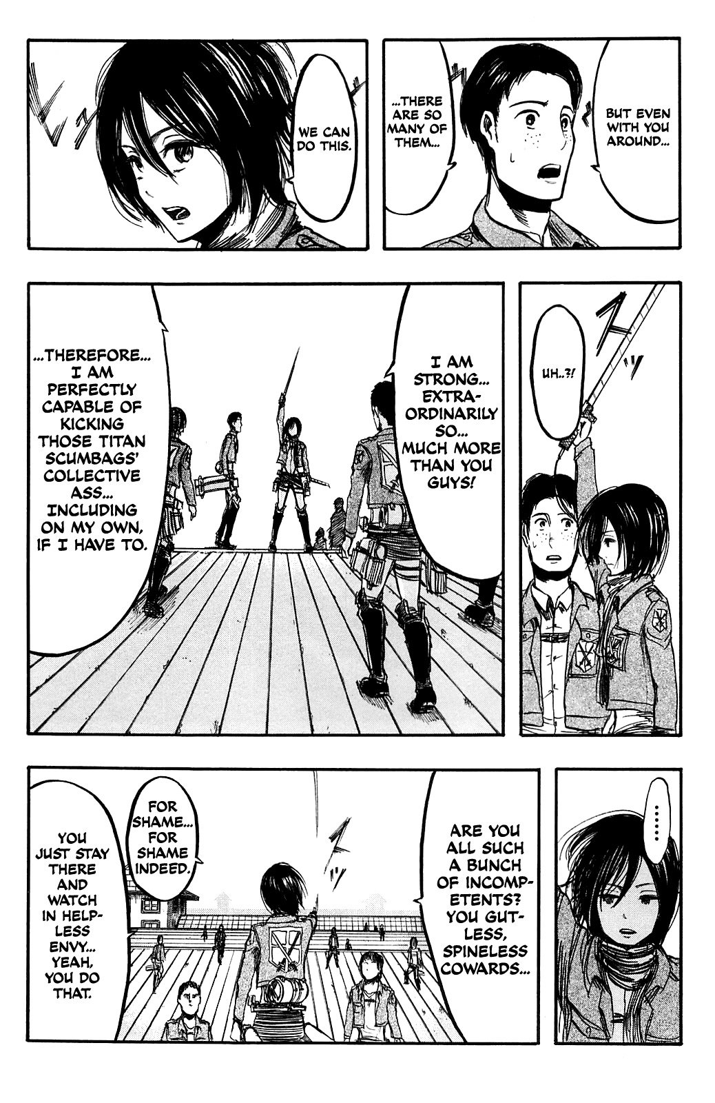 Attack on Titan manga, chapter 7, page 16 of 35