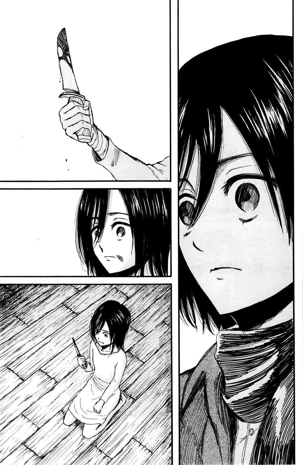 Attack on Titan manga, chapter 7, page 25 of 35