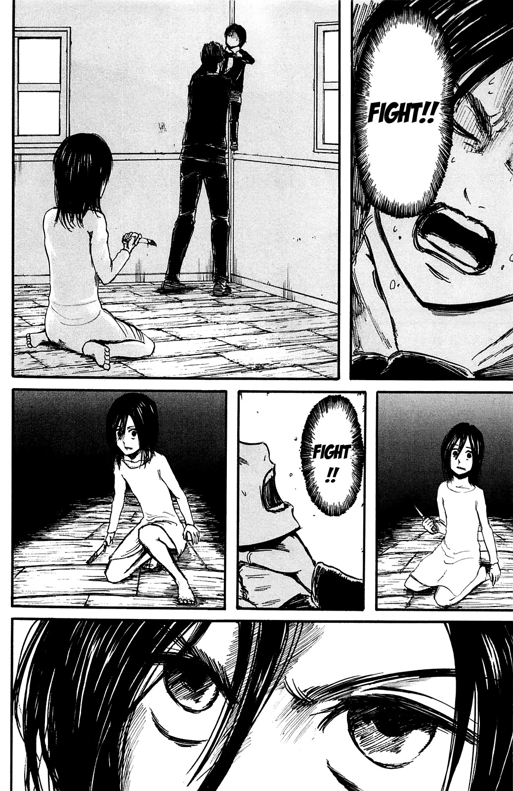 Attack on Titan manga, chapter 7, page 26 of 35