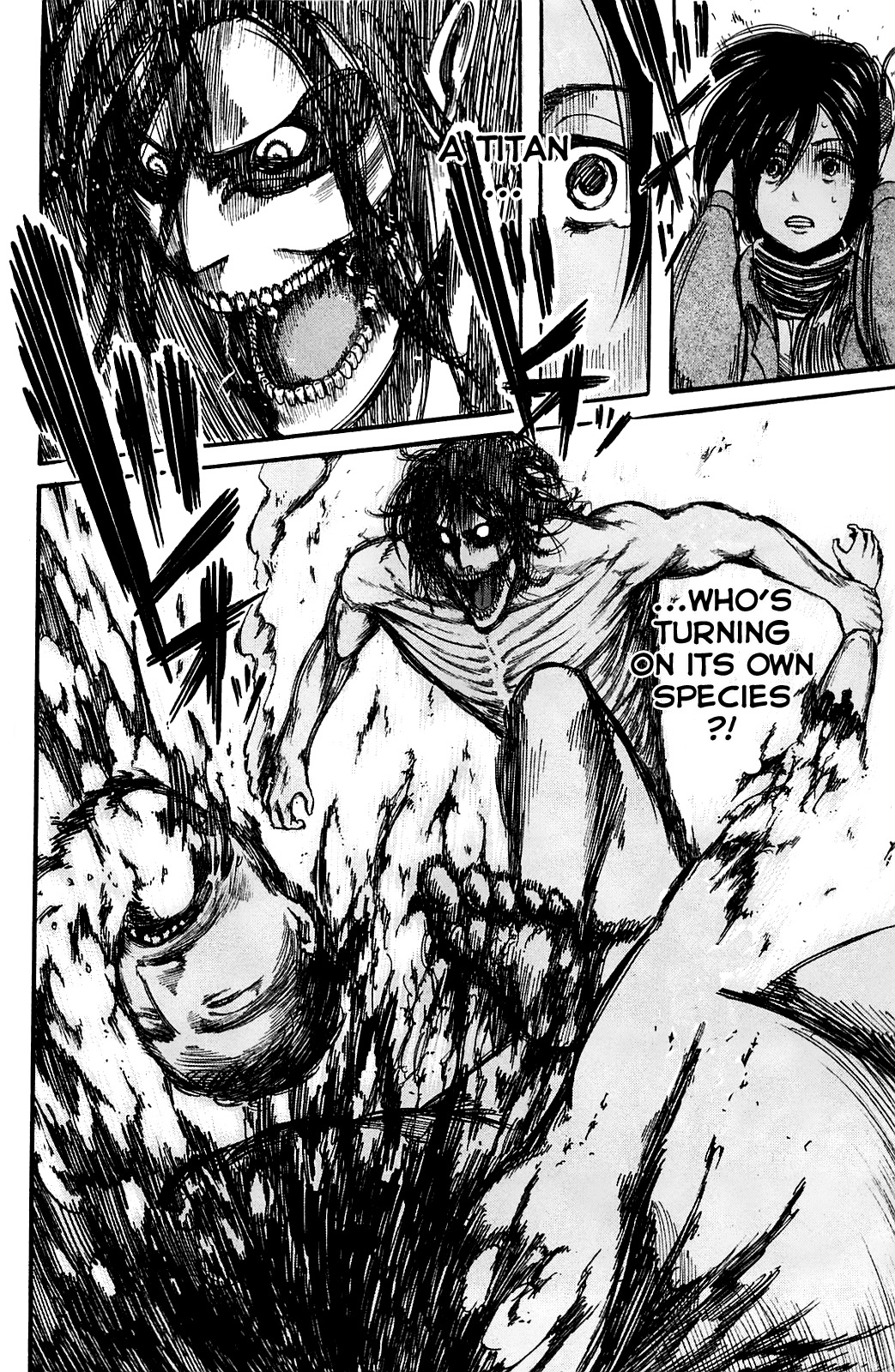Attack on Titan manga, chapter 7, page 33 of 35
