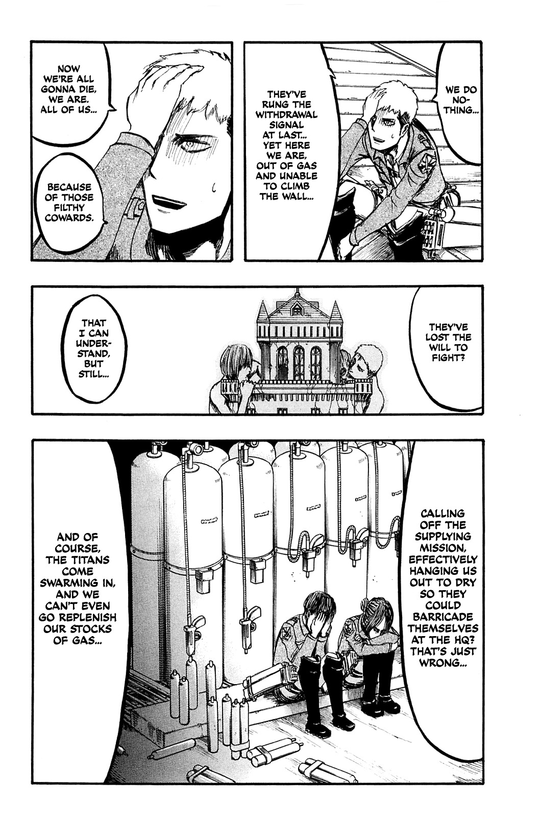 Attack on Titan manga, chapter 7, page 6 of 35