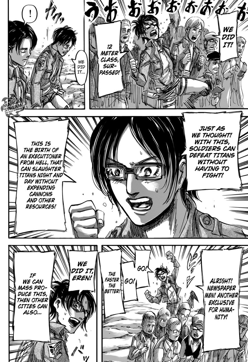 Attack on Titan manga, chapter 70, page 16 of 46