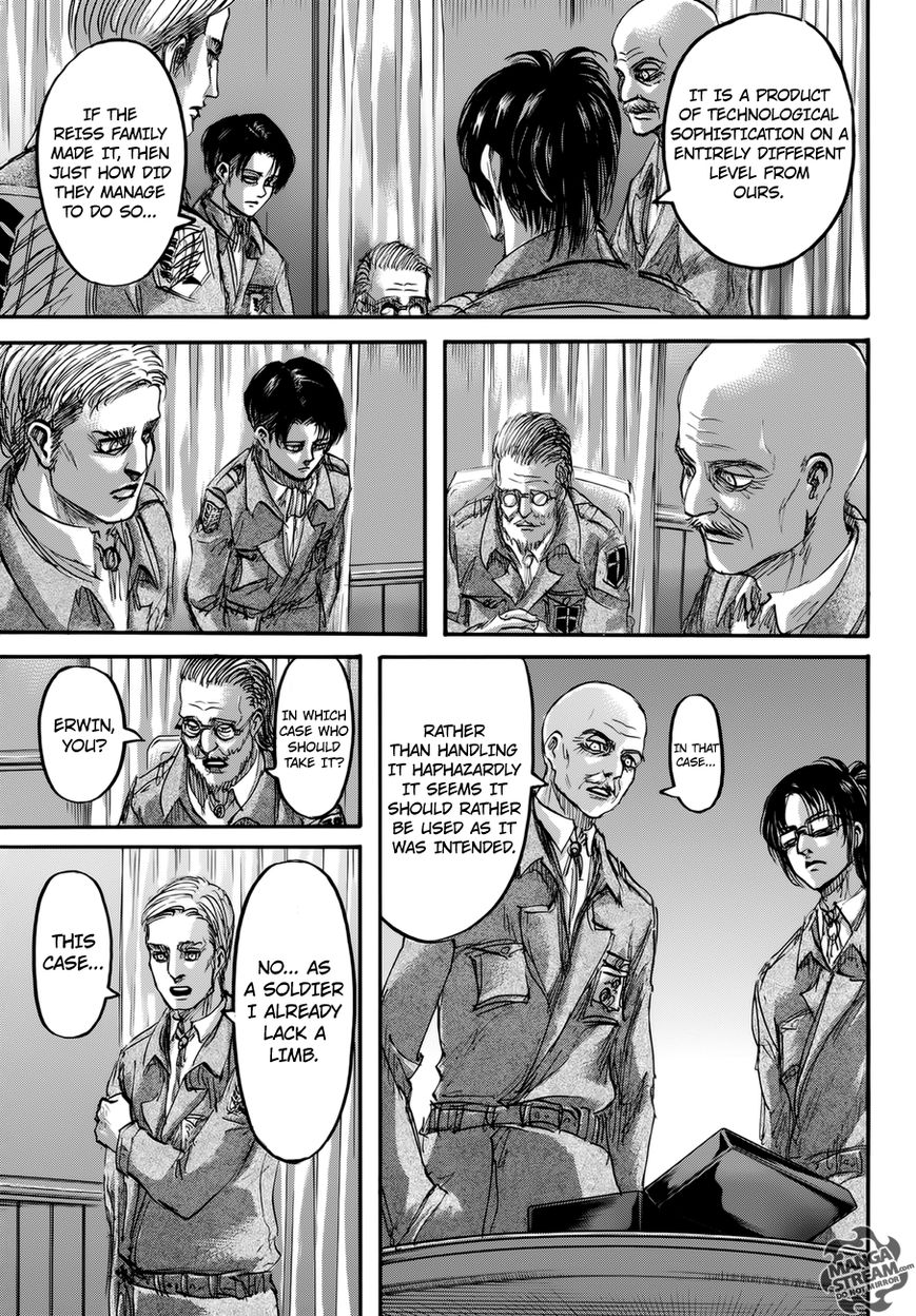 Attack on Titan manga, chapter 70, page 25 of 46