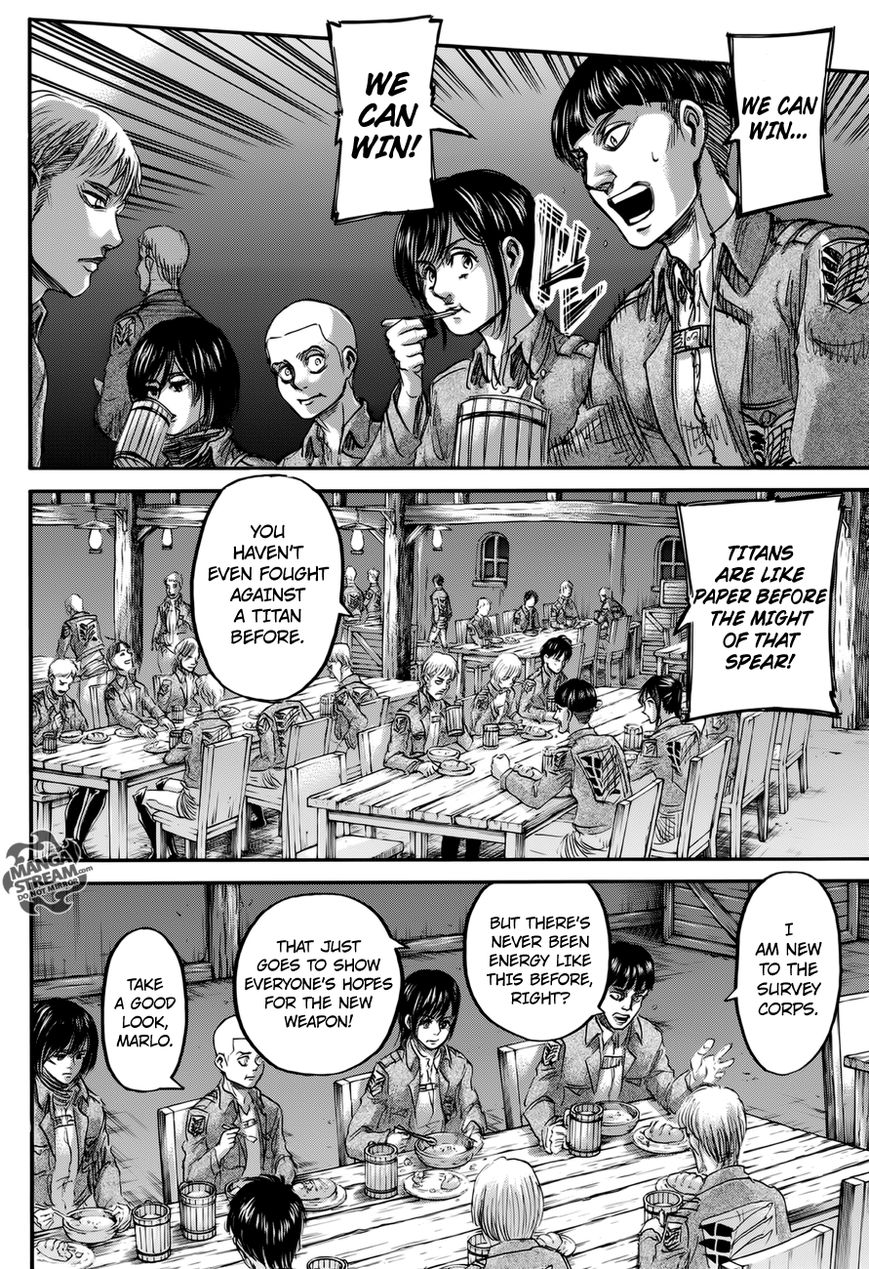Attack on Titan manga, chapter 70, page 28 of 46