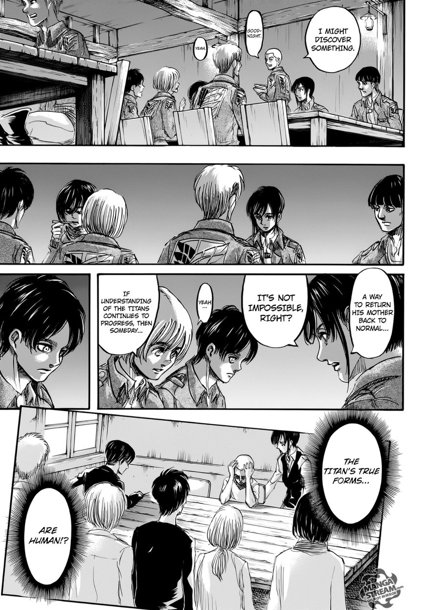 Attack on Titan manga, chapter 70, page 33 of 46