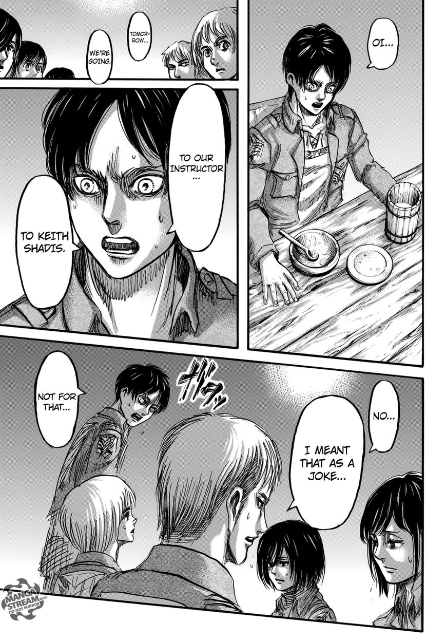 Attack on Titan manga, chapter 70, page 43 of 46