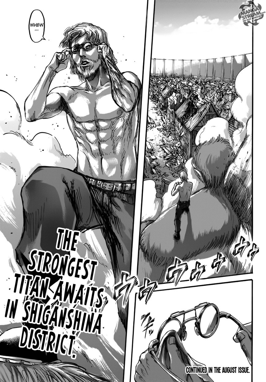 Attack on Titan manga, chapter 70, page 46 of 46