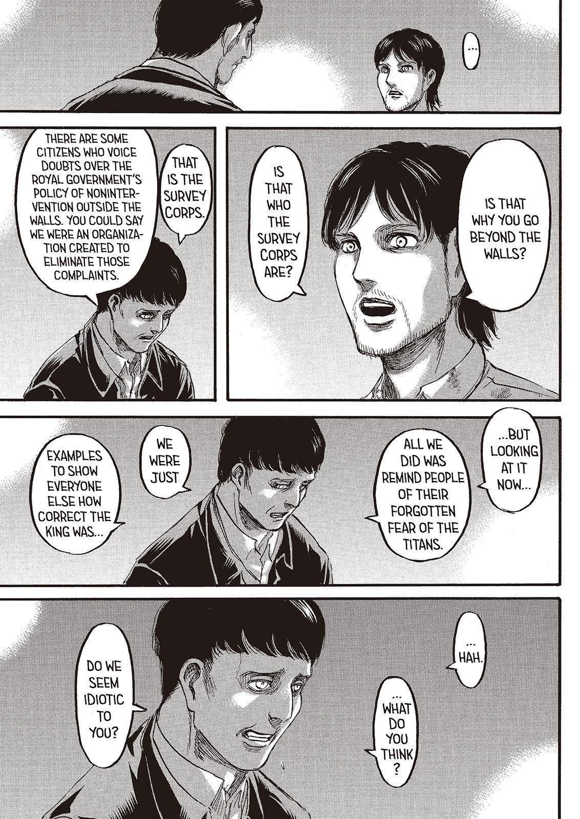 Attack on Titan manga, chapter 71, page 15 of 45