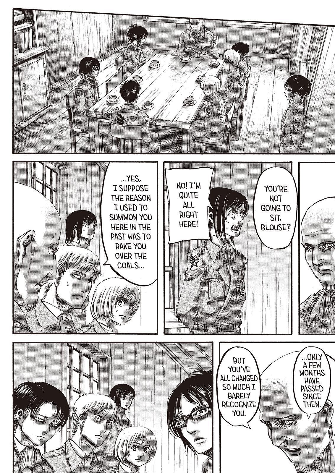 Attack on Titan manga, chapter 71, page 4 of 45