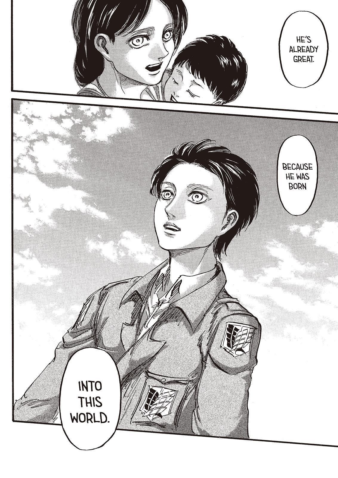 Attack on Titan manga, chapter 71, page 42 of 45