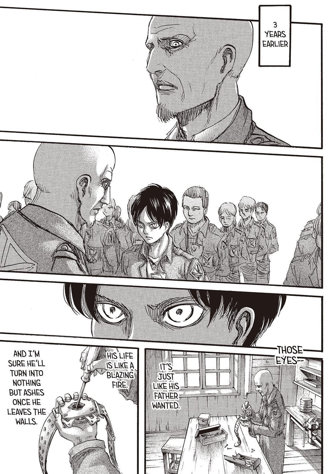 Attack on Titan manga, chapter 71, page 43 of 45