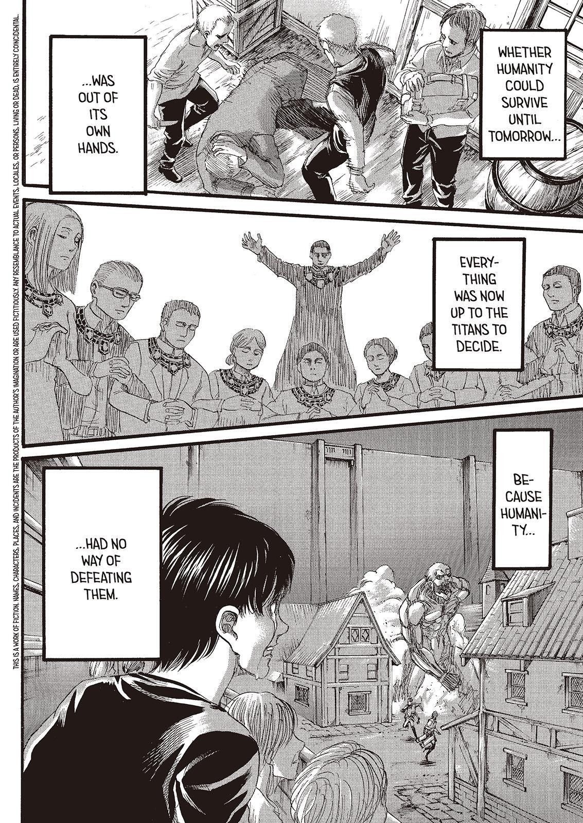 Attack on Titan manga, chapter 73, page 3 of 47