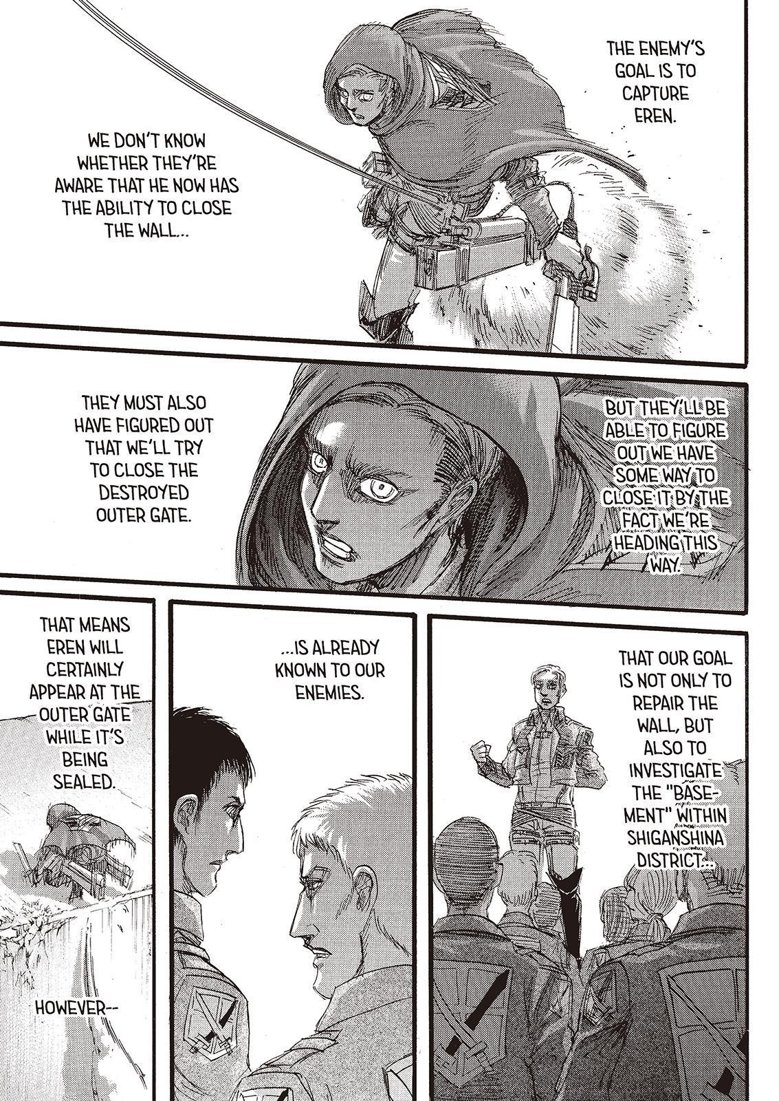 Attack on Titan manga, chapter 73, page 32 of 47