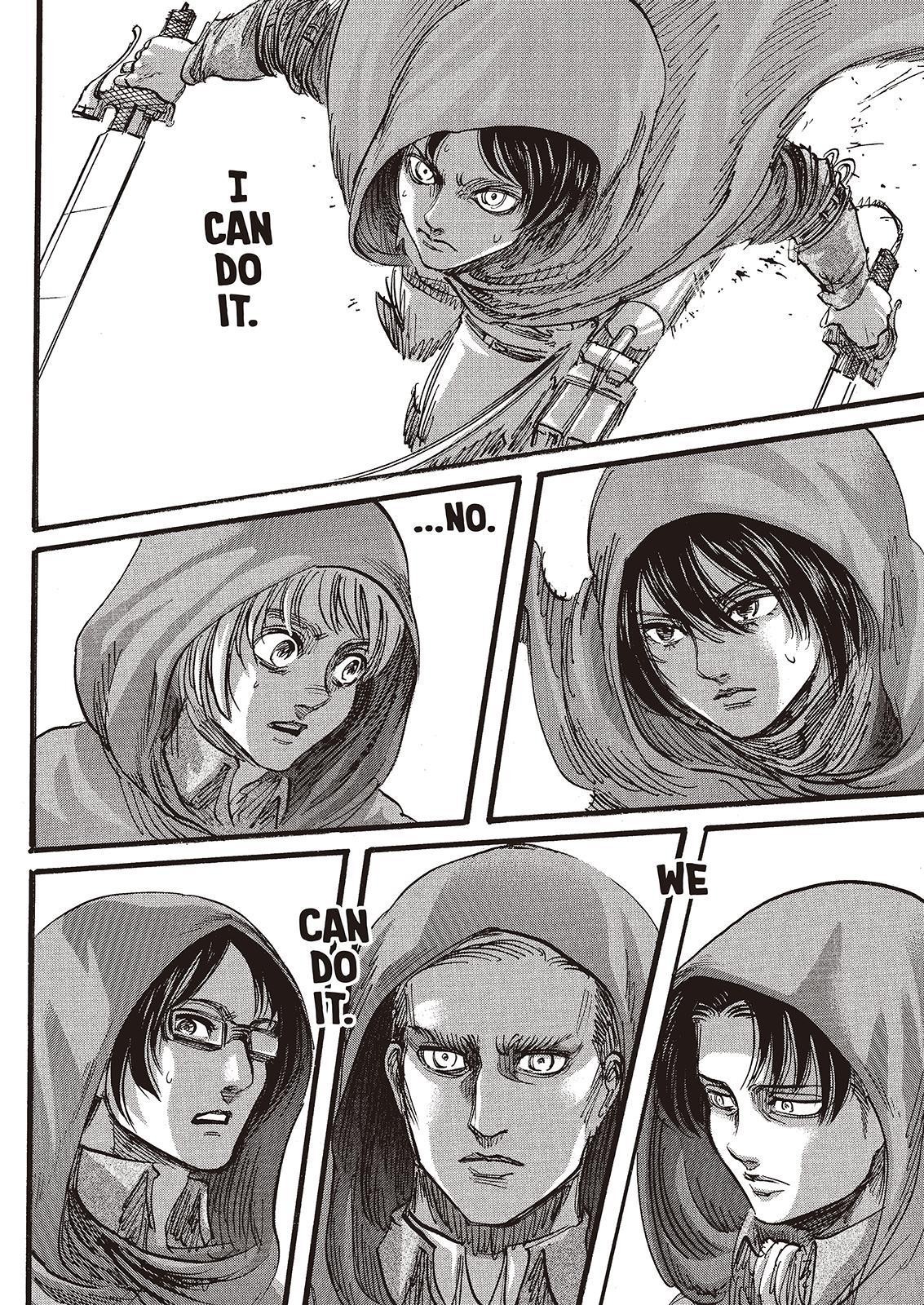 Attack on Titan manga, chapter 73, page 44 of 47