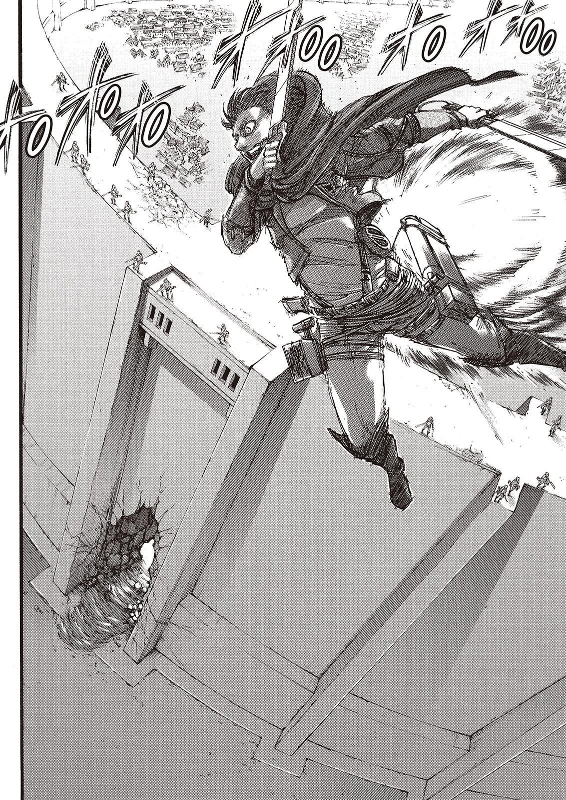 Attack on Titan manga, chapter 73, page 46 of 47