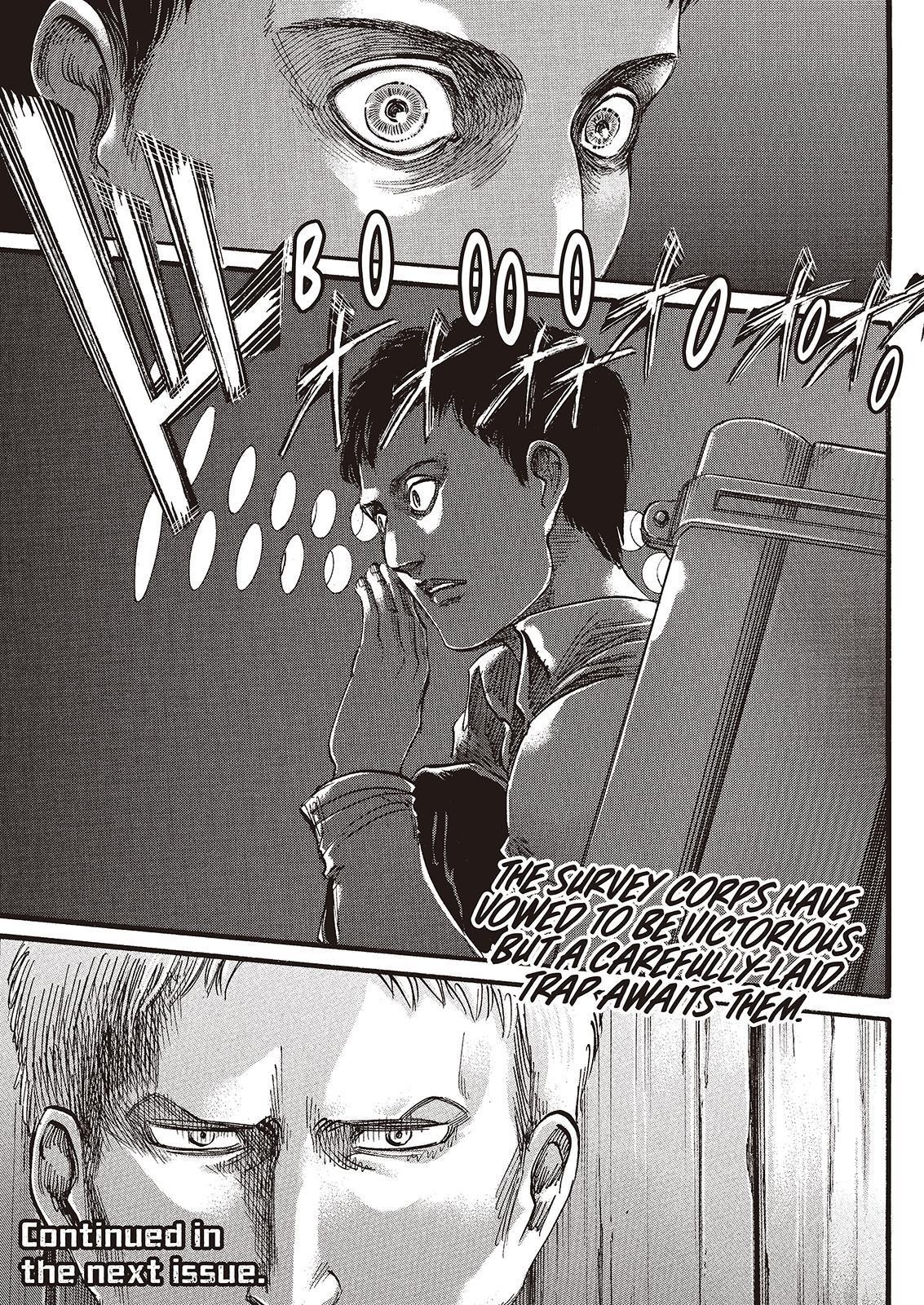 Attack on Titan manga, chapter 73, page 47 of 47