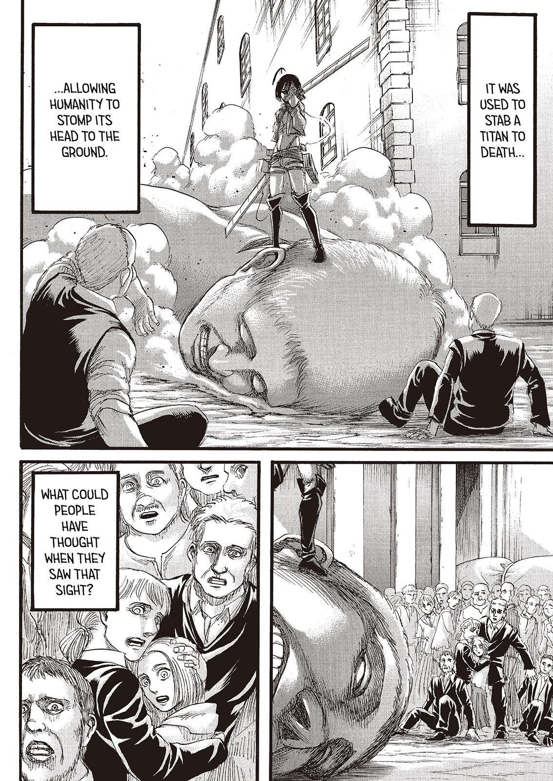 Attack on Titan manga, chapter 73, page 5 of 47