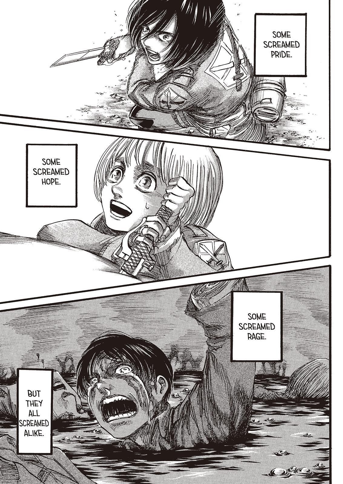 Attack on Titan manga, chapter 73, page 6 of 47
