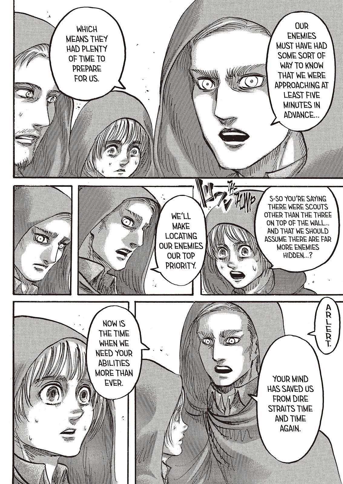 Attack on Titan manga, chapter 74, page 12 of 45