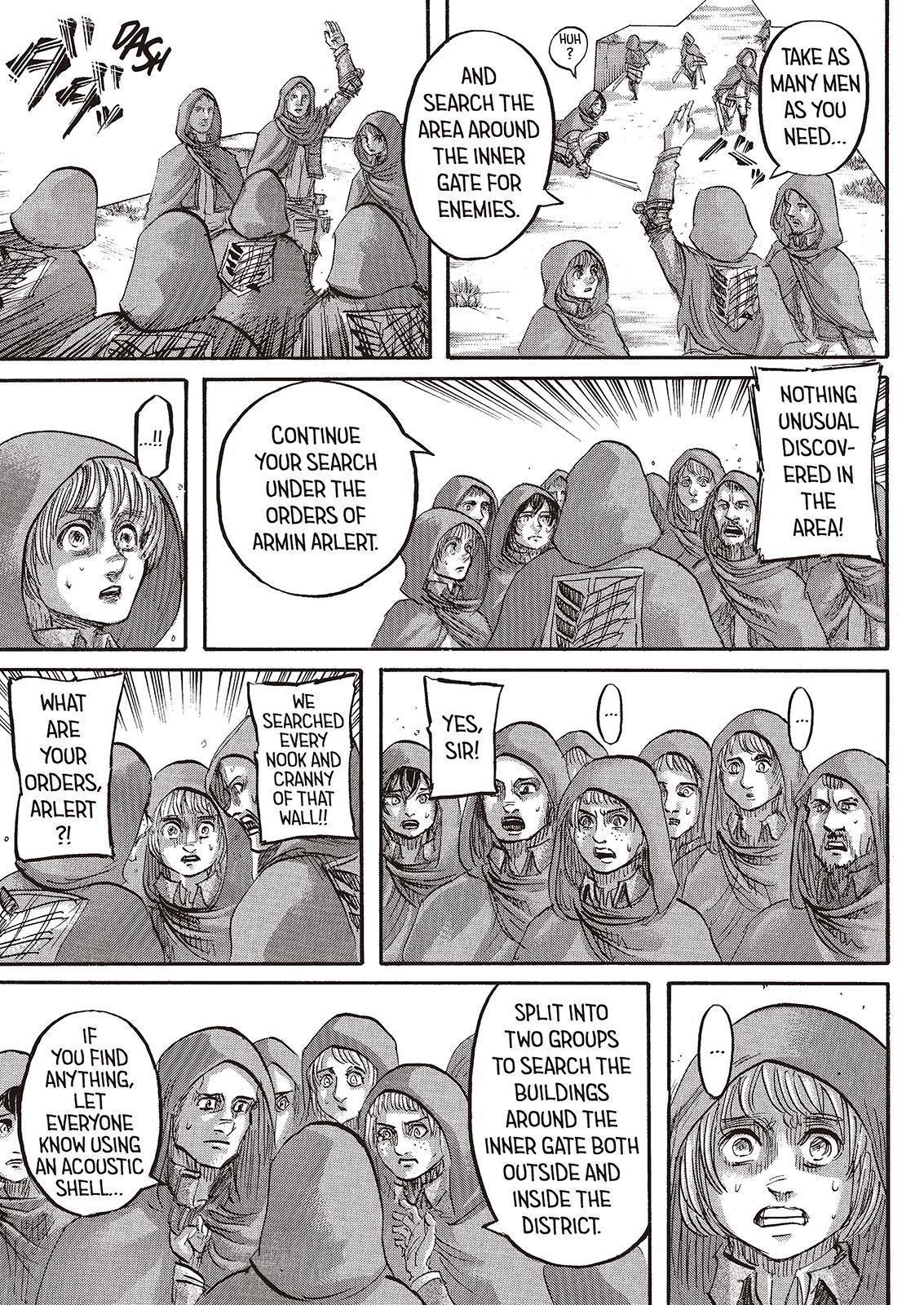 Attack on Titan manga, chapter 74, page 13 of 45