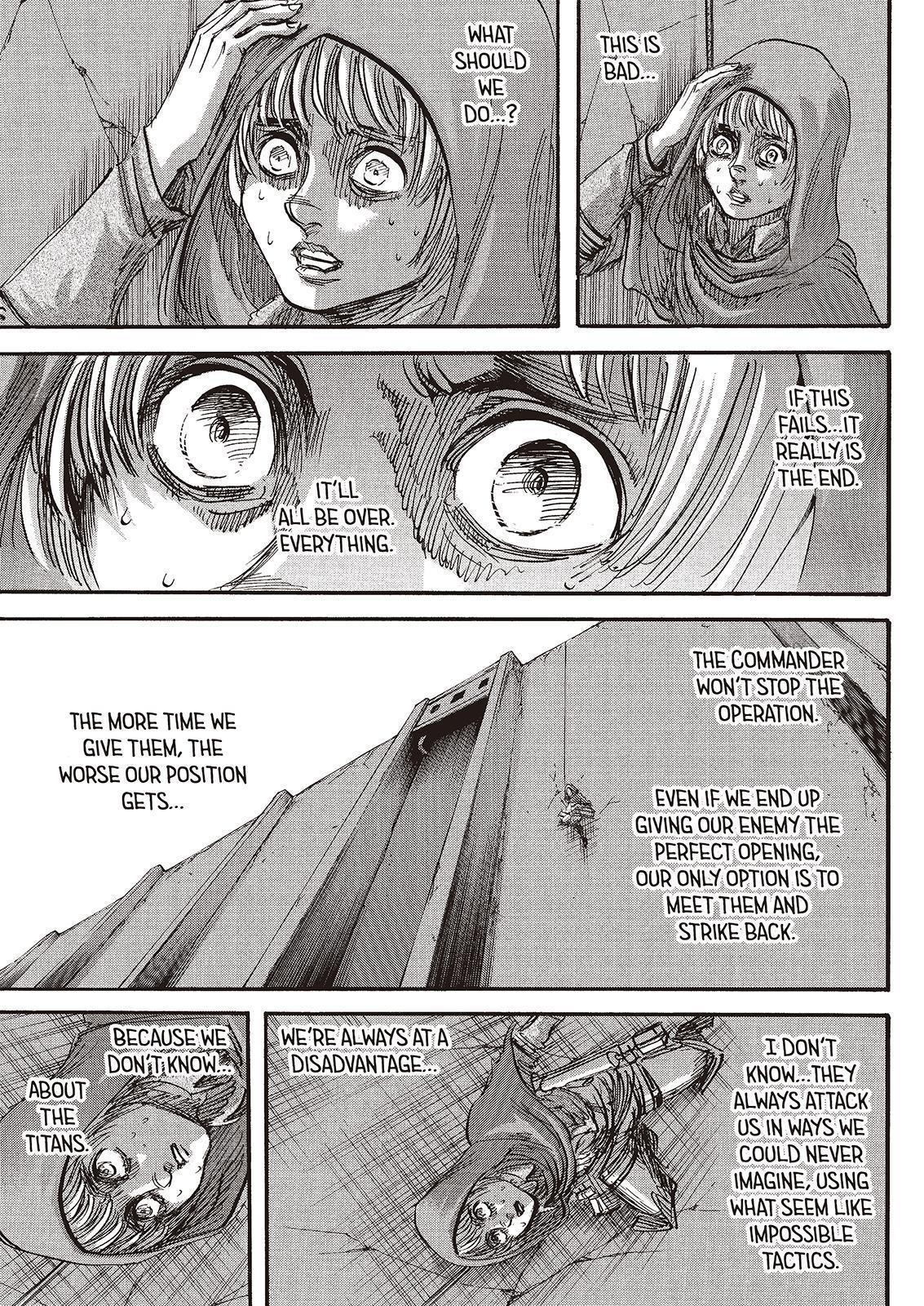 Attack on Titan manga, chapter 74, page 17 of 45