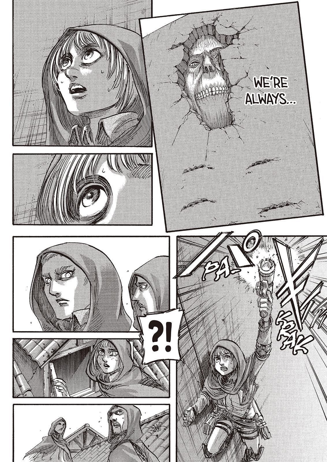 Attack on Titan manga, chapter 74, page 18 of 45