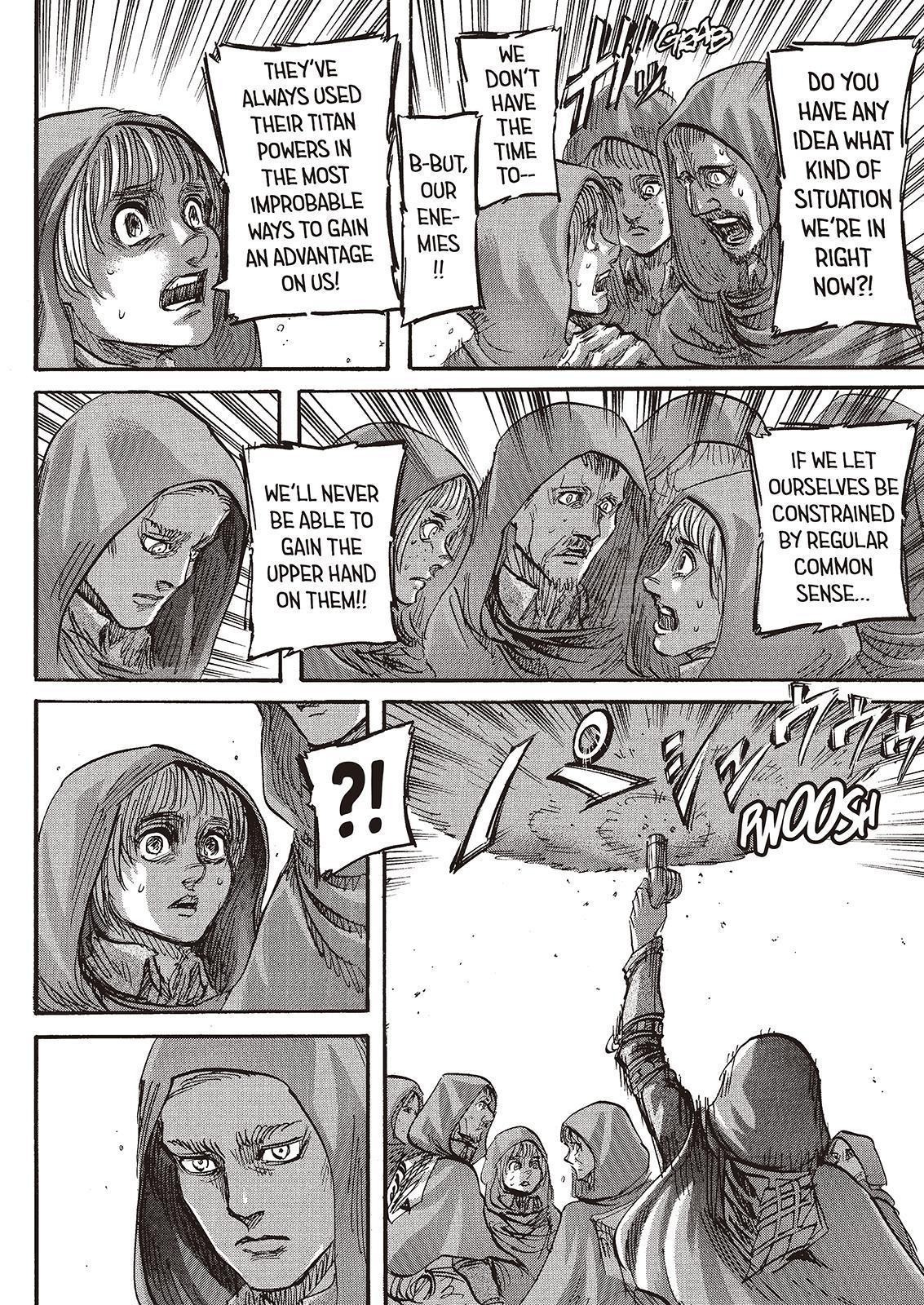 Attack on Titan manga, chapter 74, page 20 of 45