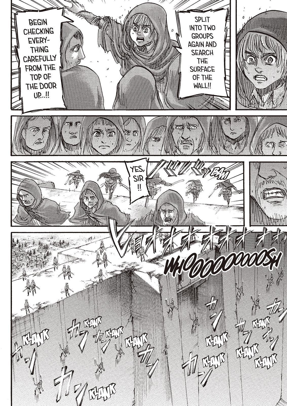 Attack on Titan manga, chapter 74, page 22 of 45