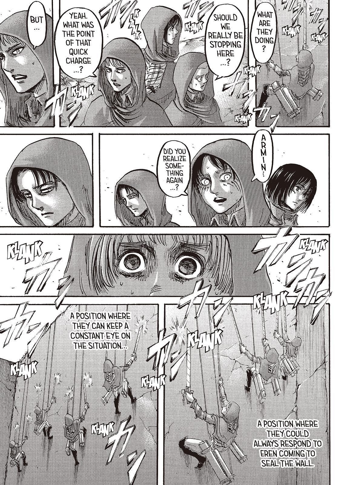 Attack on Titan manga, chapter 74, page 23 of 45