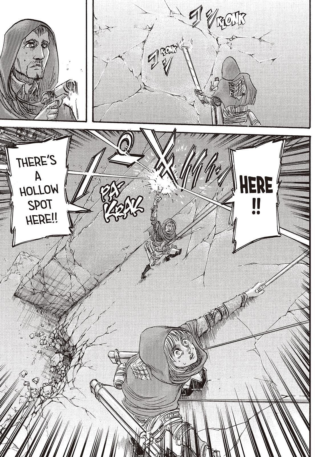 Attack on Titan manga, chapter 74, page 25 of 45