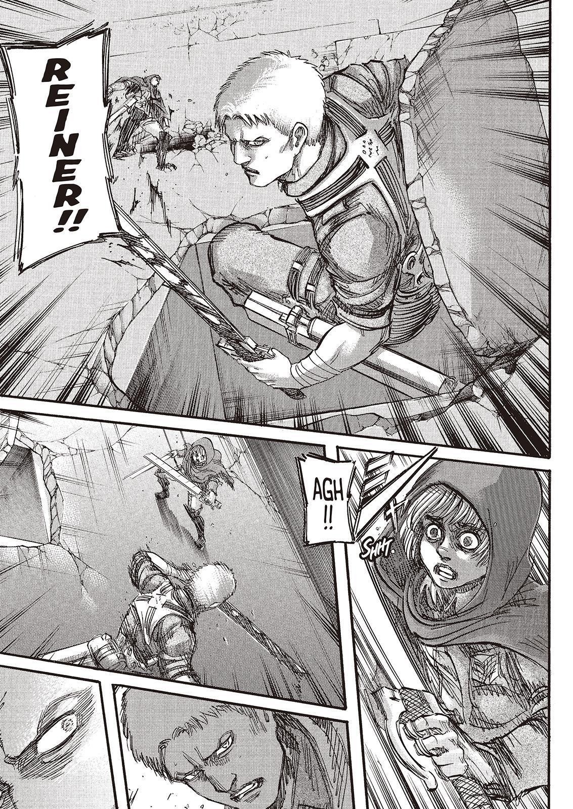 Attack on Titan manga, chapter 74, page 27 of 45