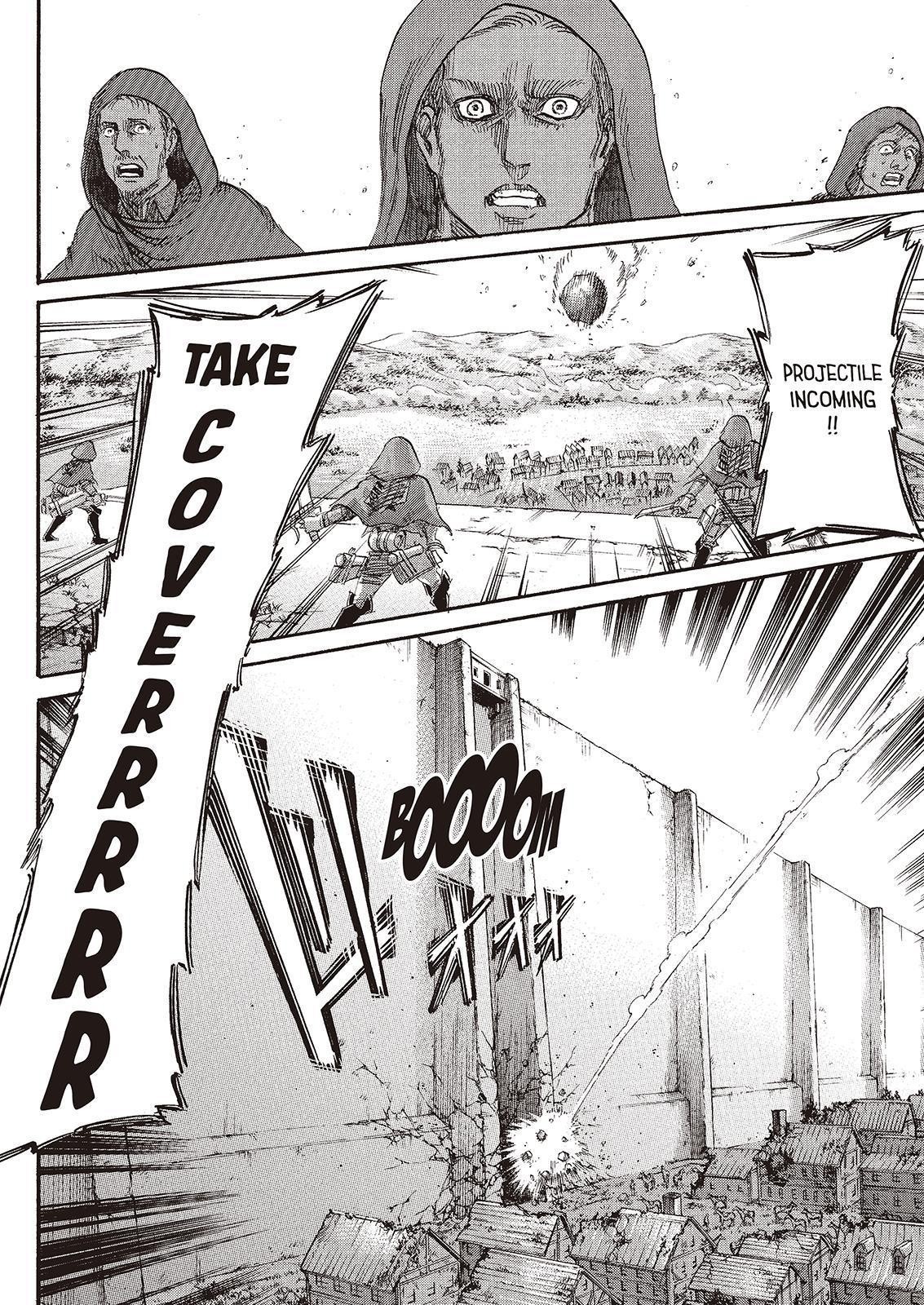 Attack on Titan manga, chapter 74, page 42 of 45