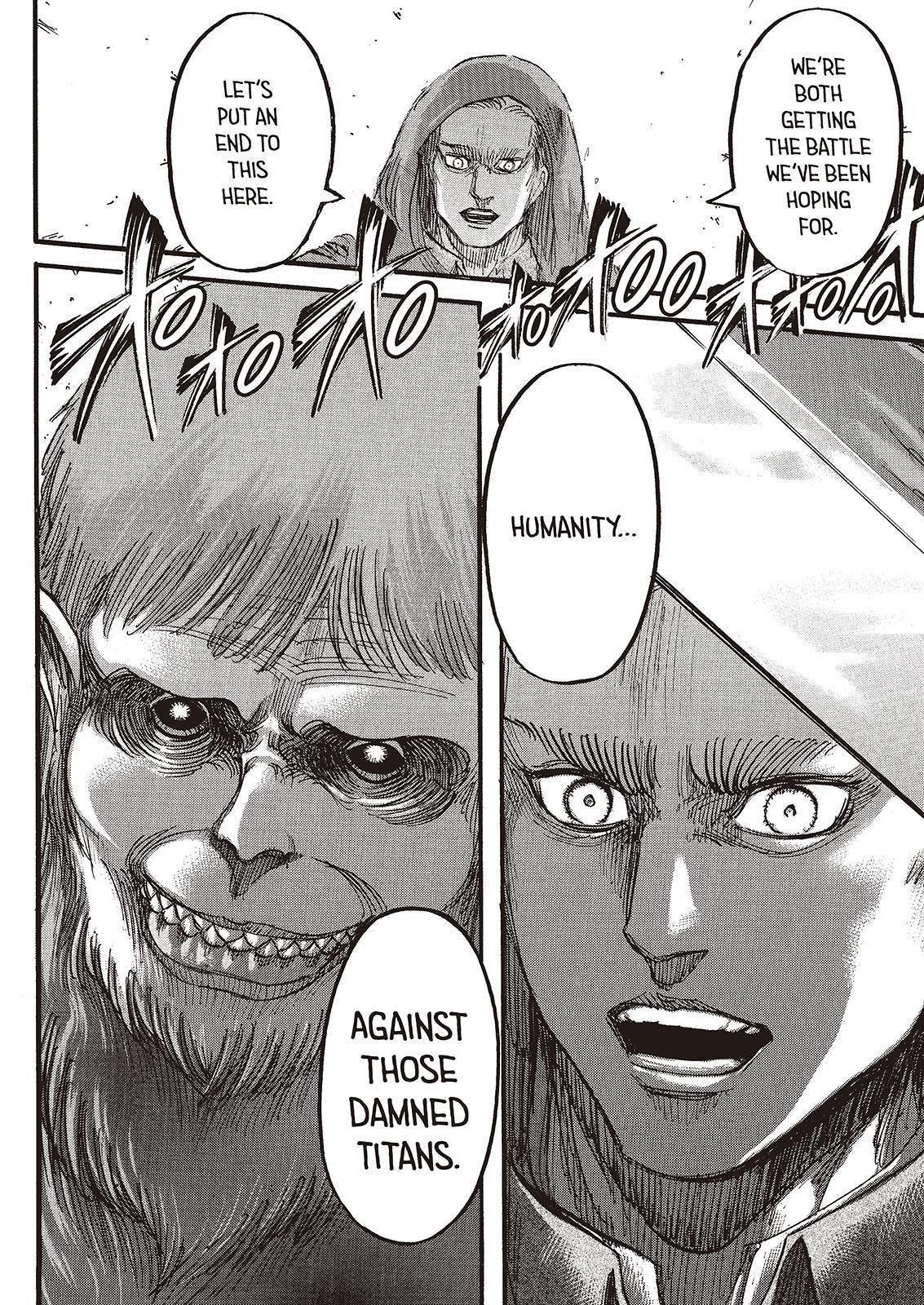 Attack on Titan manga, chapter 74, page 44 of 45