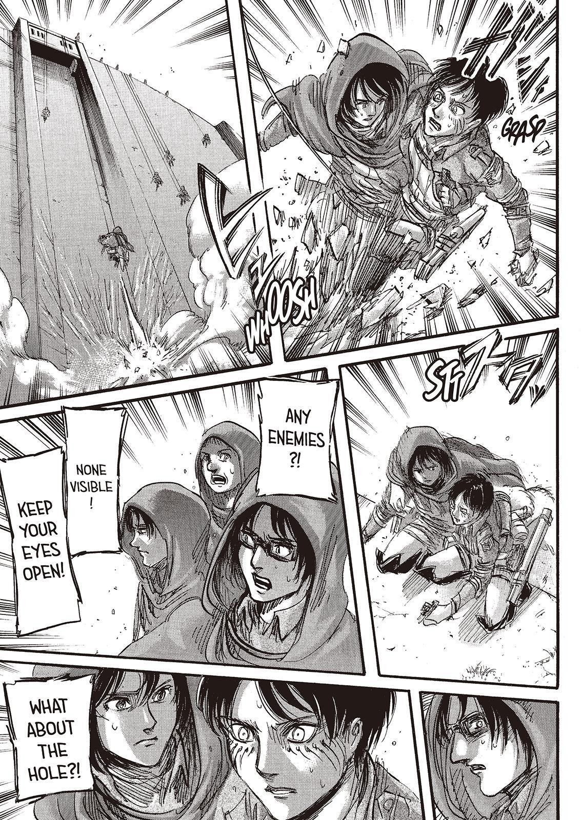 Attack on Titan manga, chapter 74, page 5 of 45