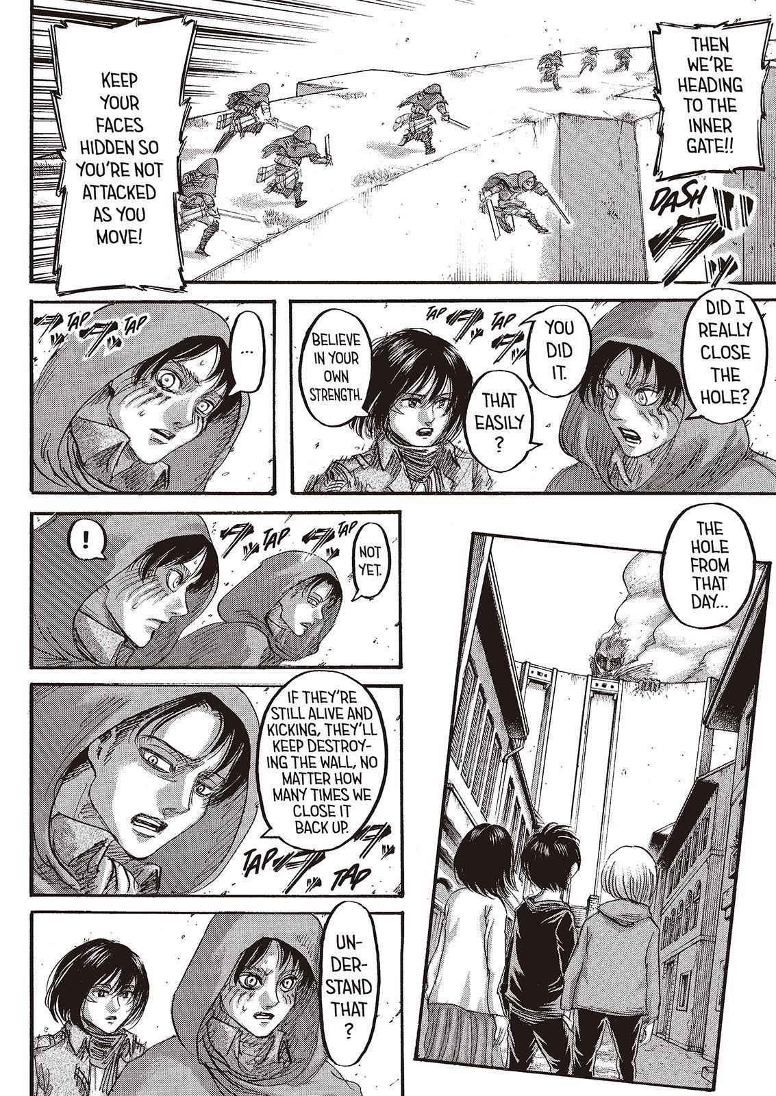 Attack on Titan manga, chapter 74, page 8 of 45