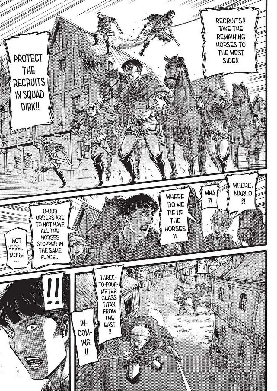 Attack on Titan manga, chapter 76, page 1 of 45