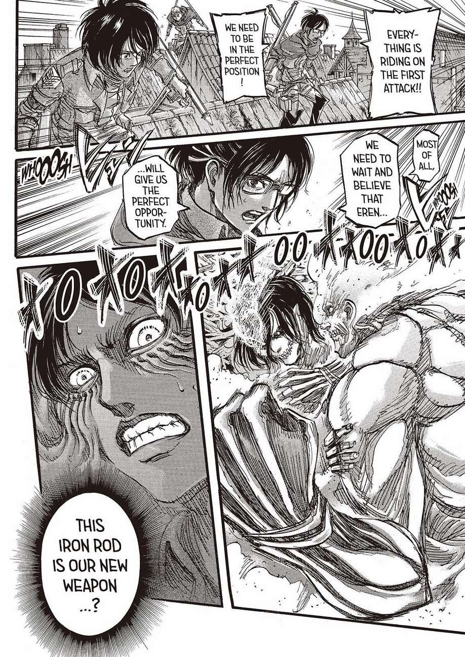 Attack on Titan manga, chapter 76, page 22 of 45