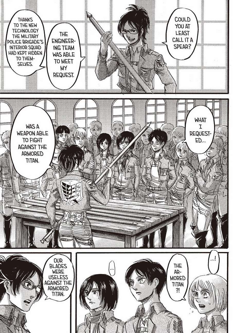 Attack on Titan manga, chapter 76, page 23 of 45