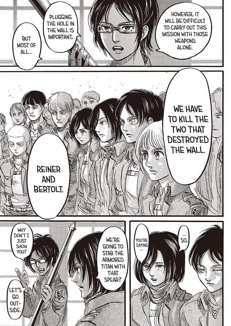 Attack on Titan manga, chapter 76, page 25 of 45