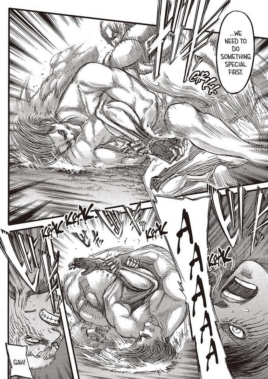 Attack on Titan manga, chapter 76, page 28 of 45