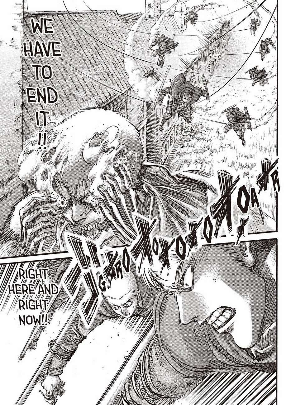 Attack on Titan manga, chapter 76, page 37 of 45