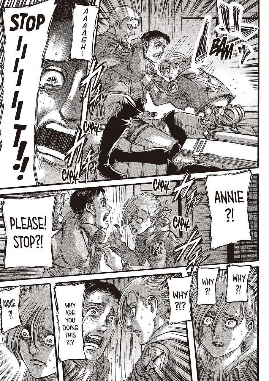 Attack on Titan manga, chapter 77, page 13 of 45