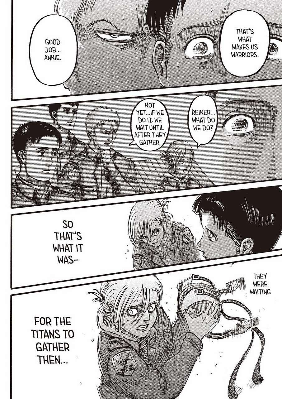 Attack on Titan manga, chapter 77, page 14 of 45