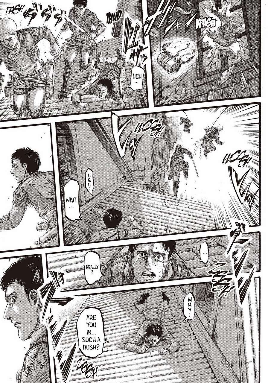 Attack on Titan manga, chapter 77, page 15 of 45