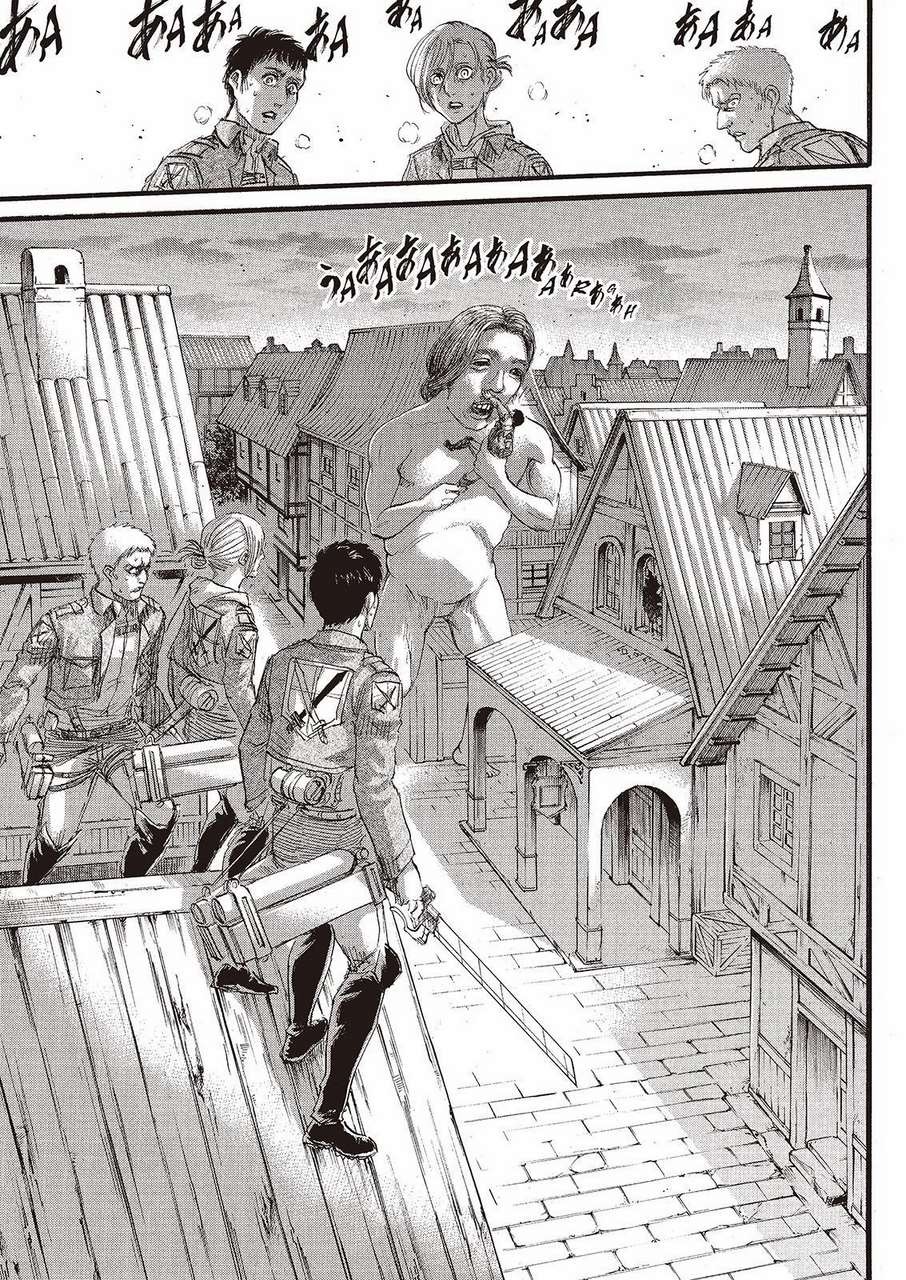 Attack on Titan manga, chapter 77, page 17 of 45