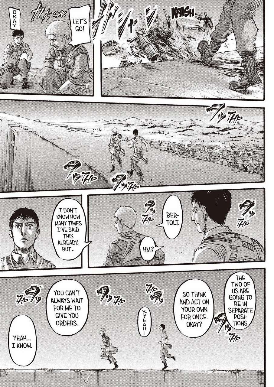 Attack on Titan manga, chapter 77, page 27 of 45