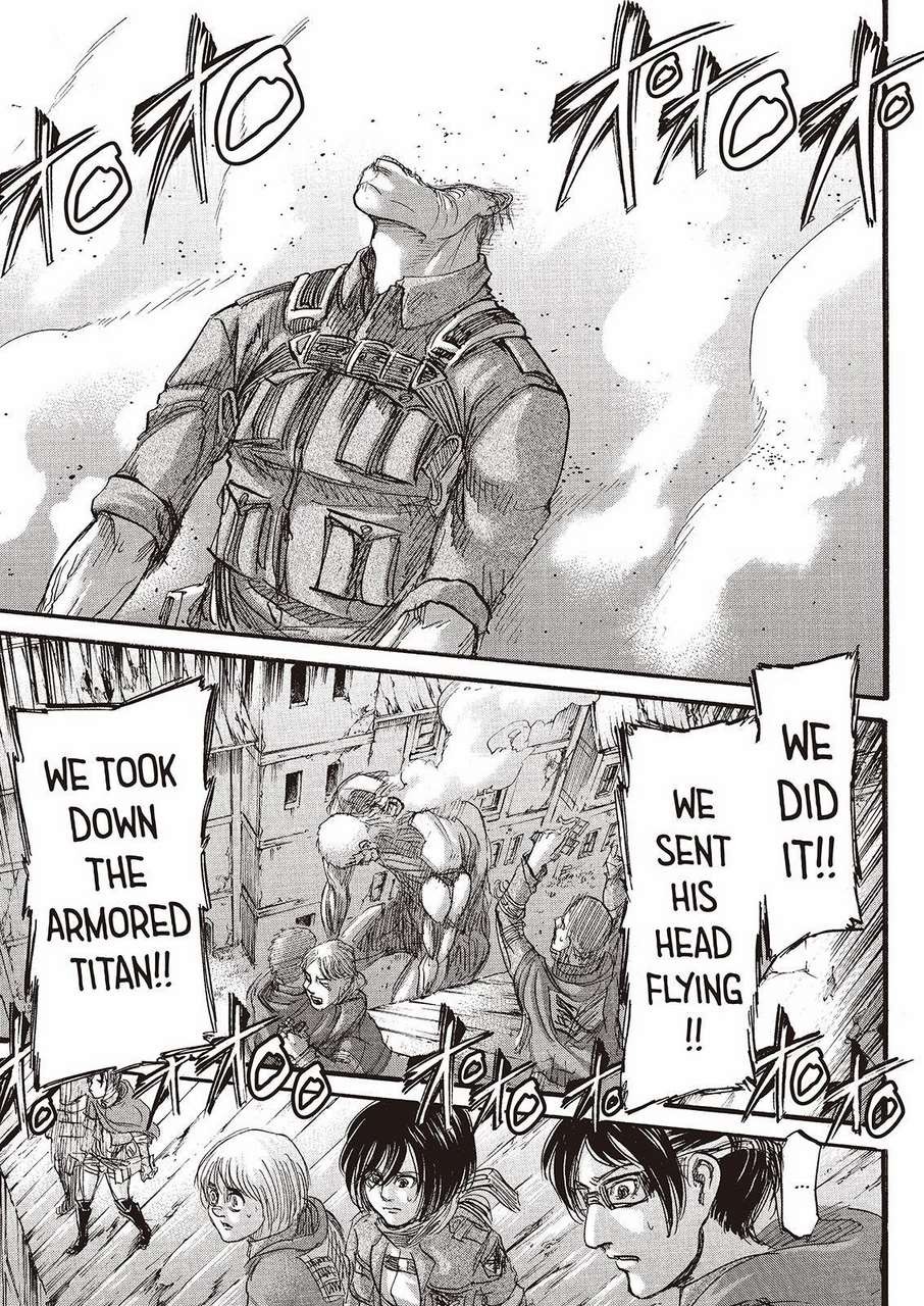 Attack on Titan manga, chapter 77, page 33 of 45